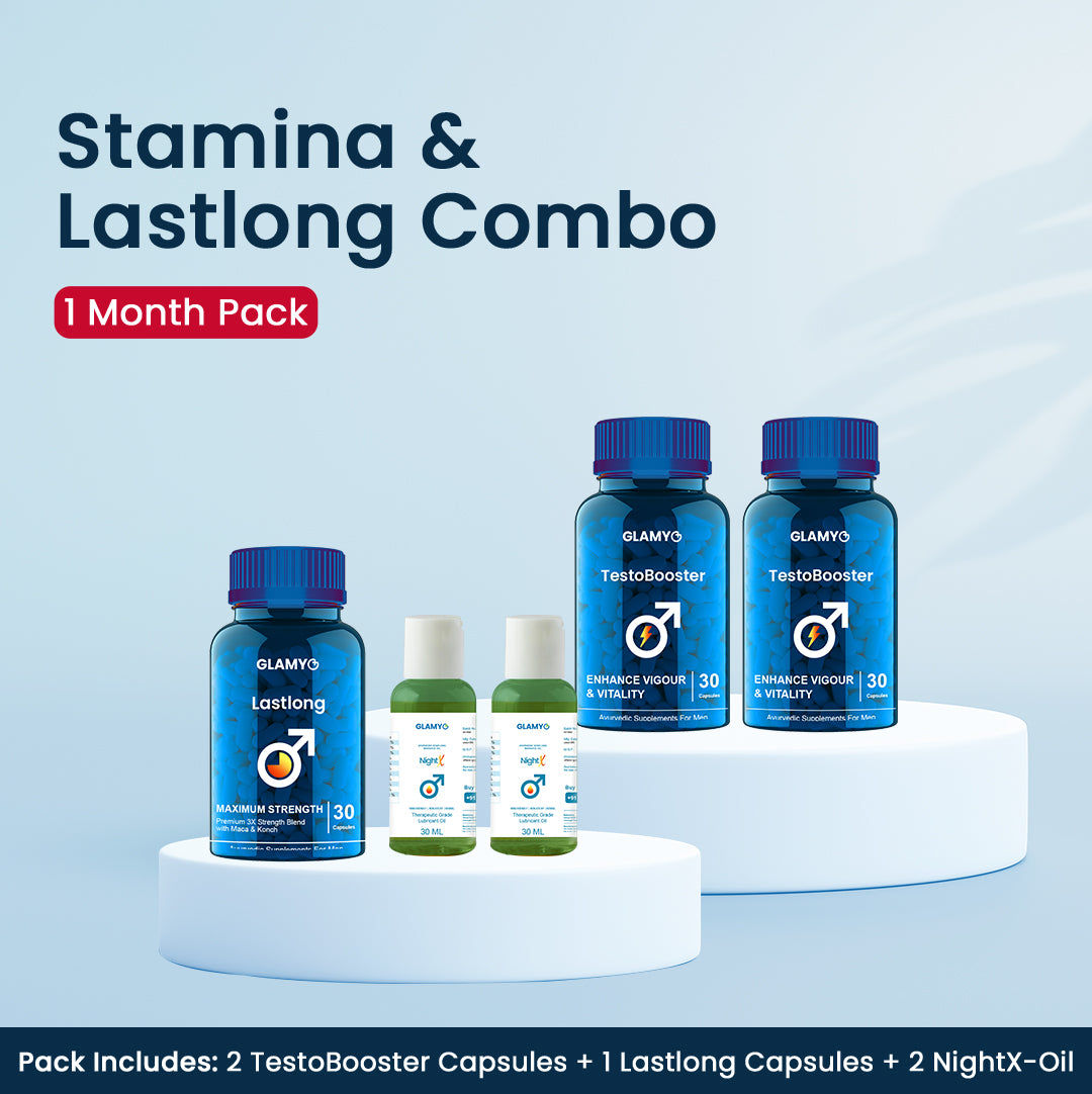 Stamina Booster & LastLong Combo - 1 Month Pack